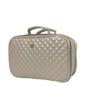PurseN: Amour Travel Case in Pearl Quilt