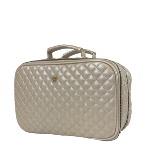 PurseN: Amour Travel Case in Pearl Quilted