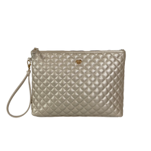 Load image into Gallery viewer, PurseN: Litt Makeup Case in Pearl Quilted
