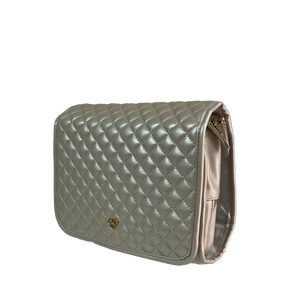 PurseN: Toiletry Case in Pearl Quilted