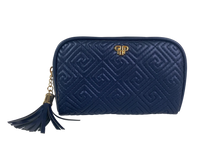 Load image into Gallery viewer, PurseN: Small Makeup Case in Greek Navy
