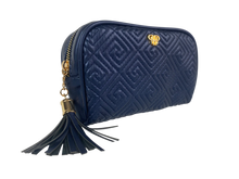 Load image into Gallery viewer, PurseN: Small Makeup Case in Greek Navy
