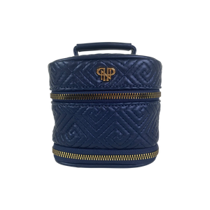 PurseN: Tiara Weekender Jewelry Case in Greek Navy