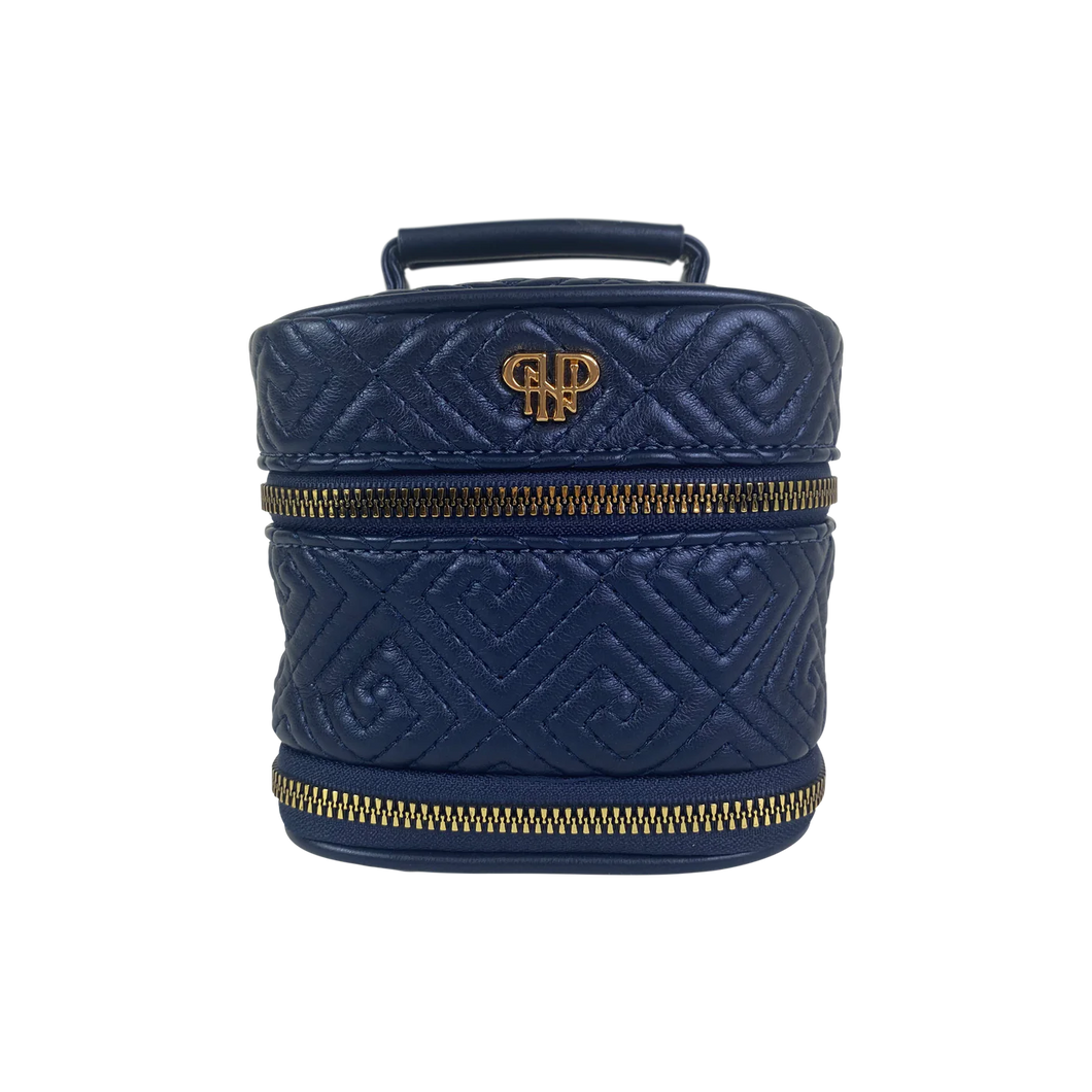 PurseN: Tiara Weekender Jewelry Case in Greek Navy