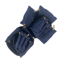 Load image into Gallery viewer, PurseN: Tiara Weekender Jewelry Case in Greek Navy
