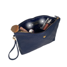 Load image into Gallery viewer, PurseN: Litt Makeup Case in Greek Navy
