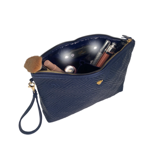 PurseN: Litt Makeup Case in Greek Navy