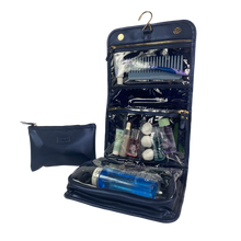 Load image into Gallery viewer, PurseN: Getaway Toiletry Case in Greek Navy
