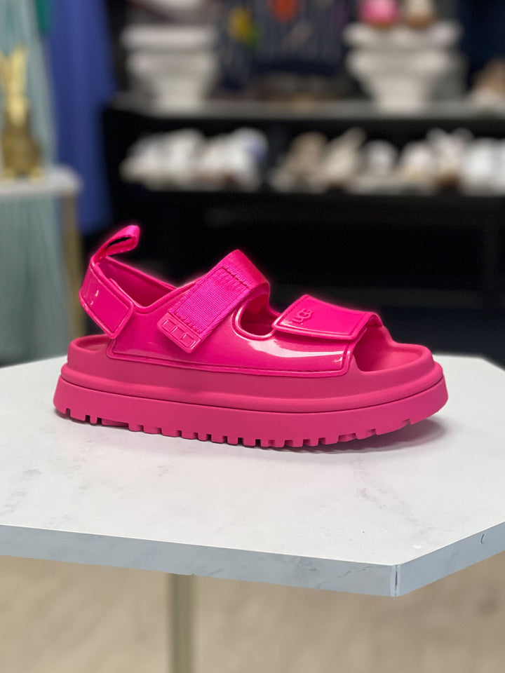 UGG: K Goldenglow Glossy Sparkles in Deep Coral