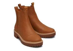 Toms: Dakota Boots in Tan Leather