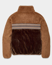 Load image into Gallery viewer, UGG: Marlene Sherpa Jacket Heritage II Braid in Chestnut

