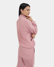 Load image into Gallery viewer, UGG: W Elana Mixed Half Zip in Clay Pink

