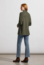 Load image into Gallery viewer, Tribal: Funnel Neck Tunic with Side Slits in DK. Cedar
