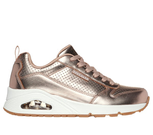 Skechers: Uno Metallixs in Rose Gold
