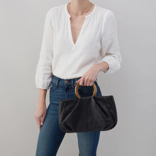Load image into Gallery viewer, Hobo: Sheila Ring Satchel in Black

