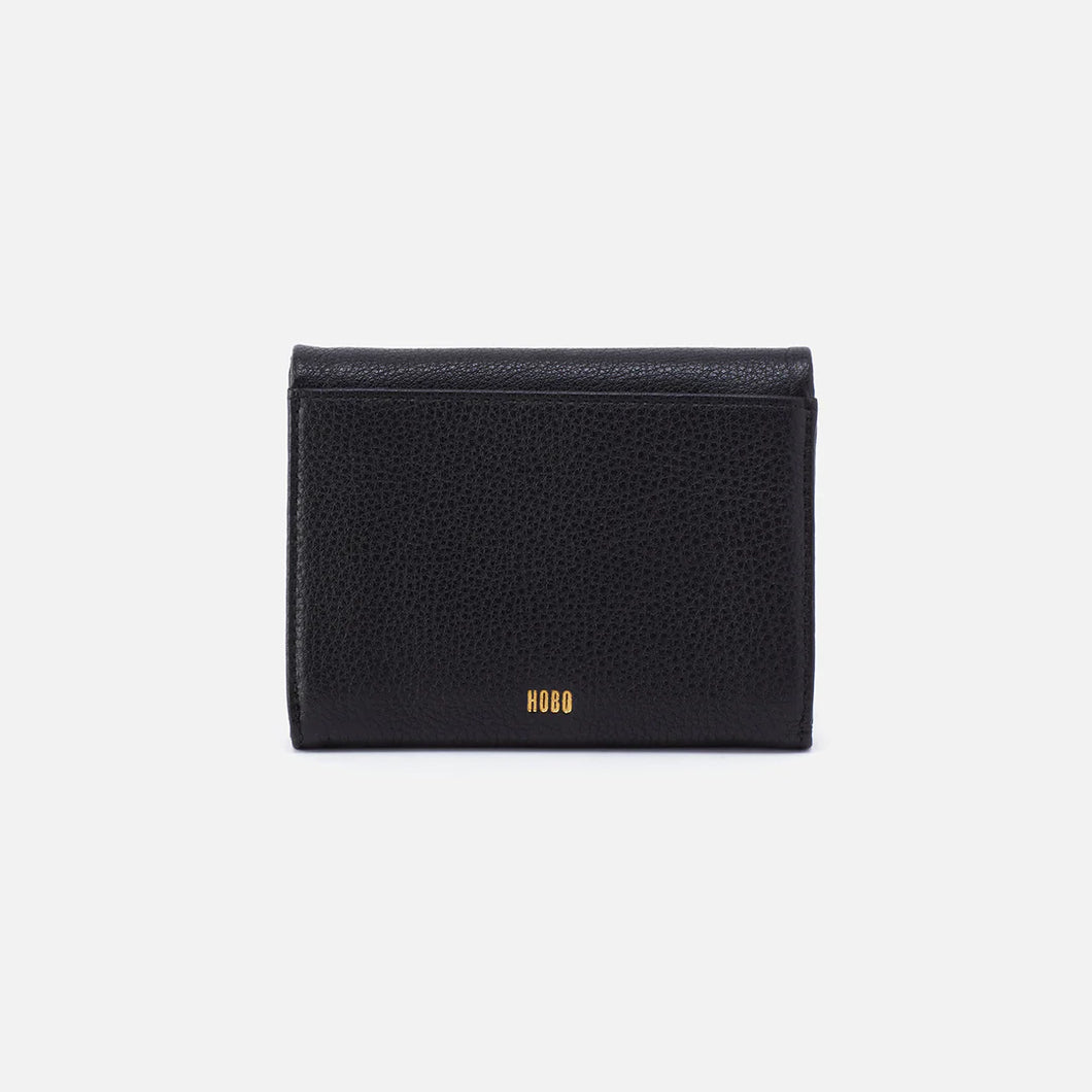 Hobo: Lumen Medium Bifold Wallet in Black