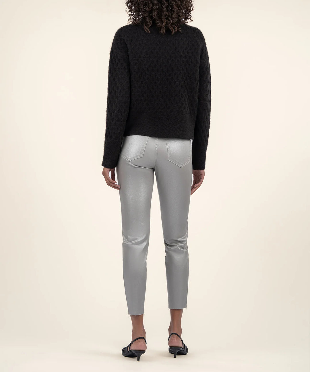 Kut: Adah Pull On Sweater in Black KS23507
