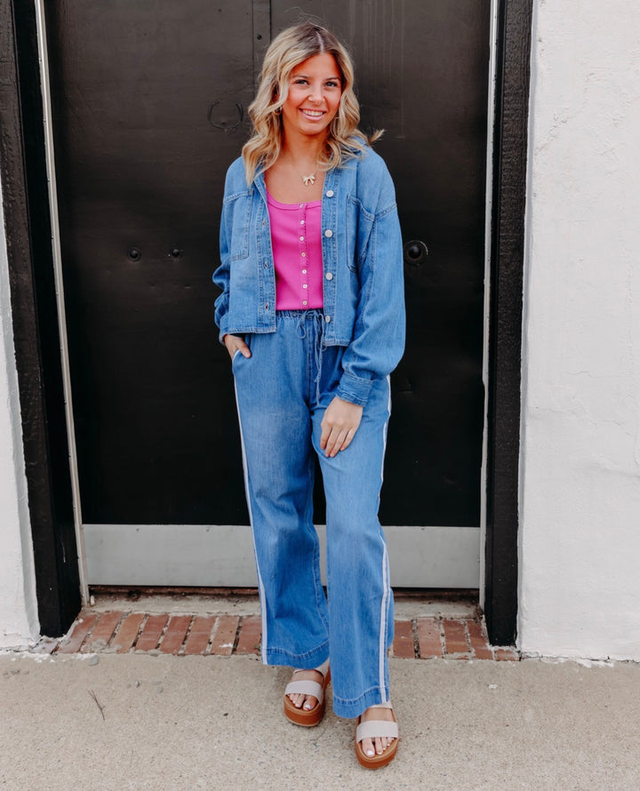Z Supply: Erin Denim Jacket in Dreamstate (ZJ263143S)