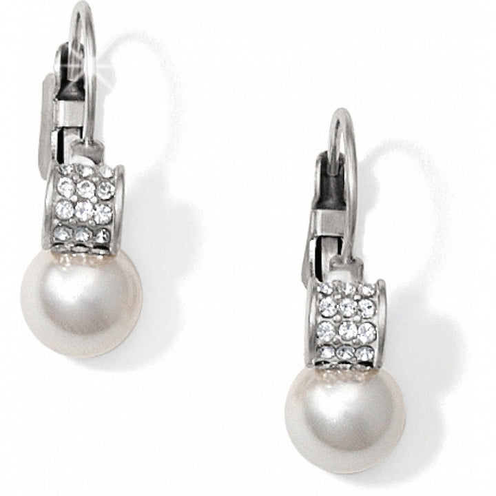 Brighton: Meridian Petite Pearl Leverback Earrings - JA1302
