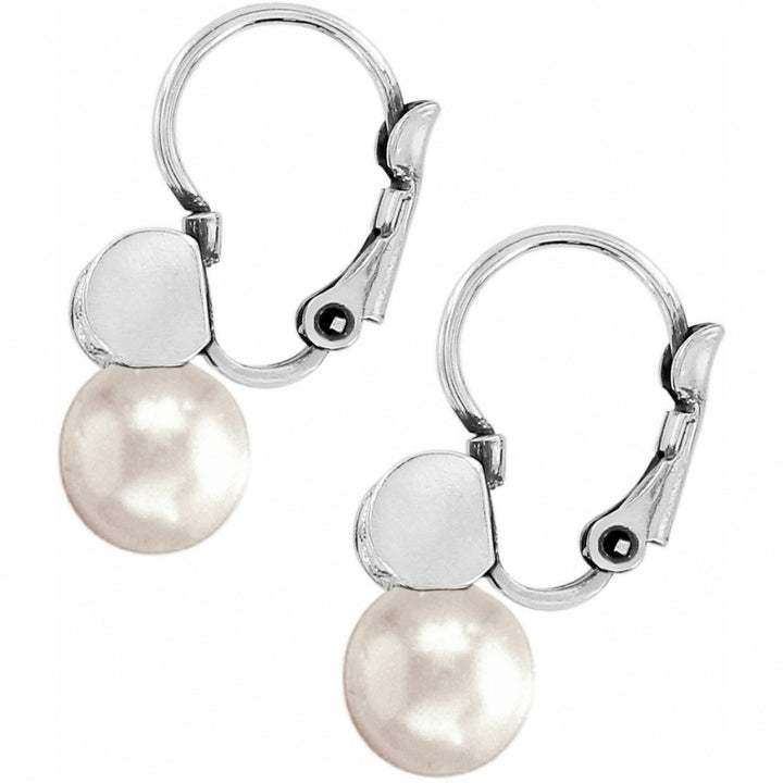 Brighton: Meridian Petite Pearl Leverback Earrings - JA1302