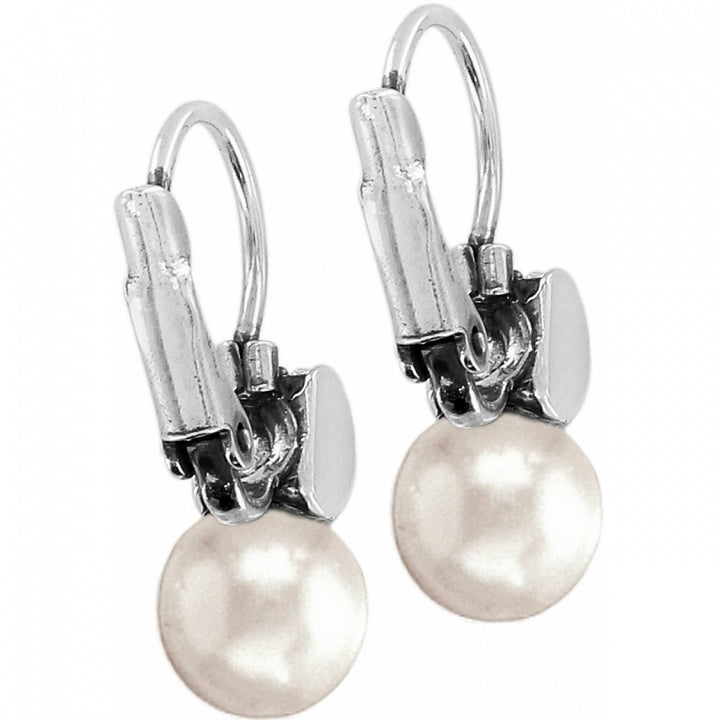 Brighton: Meridian Petite Pearl Leverback Earrings - JA1302