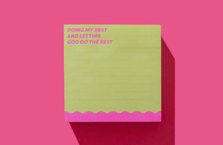 Taylor Elliott Designs: Doing My Best Sticky Note Pad