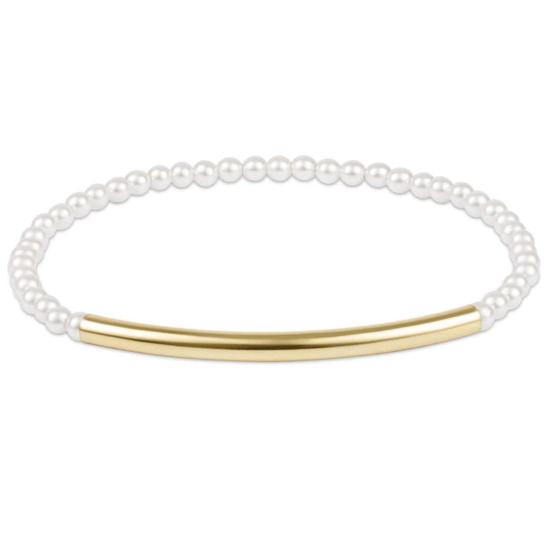 Enewton: Bliss Bar Smooth Pearl 3mm Bracelet