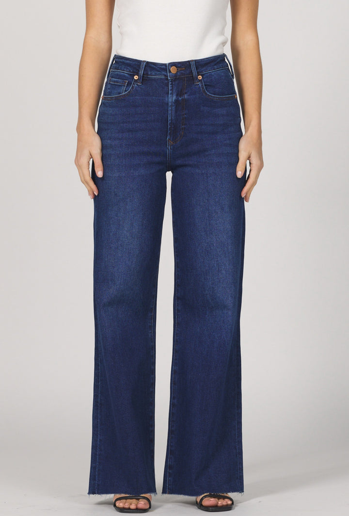 Dear John: Fiona Wide Leg Jeans in Dark Night