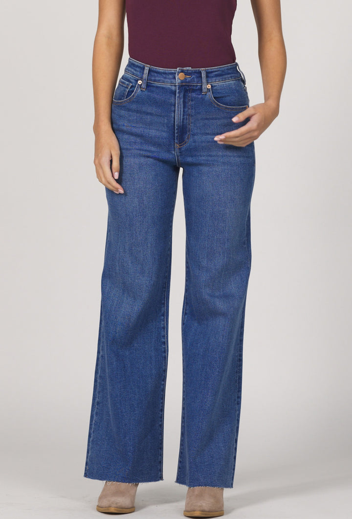 Dear John: Fiona Wide Leg Jeans in Midtown
