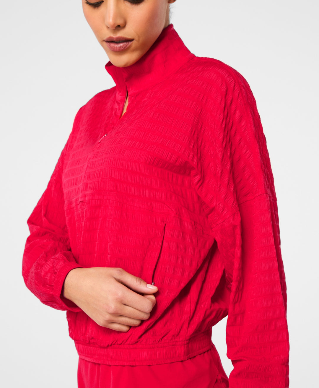 Spanx: Active Run Jacket in Spanx Red 51012R