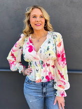 Load image into Gallery viewer, Steve Madden: Ardenne Blouse in Multi Print
