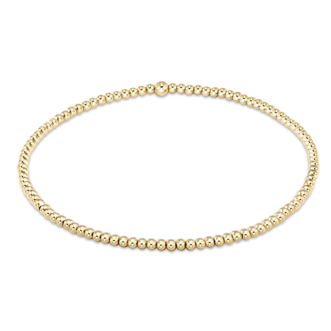 Enewton: Classic Gold 2mm Bead Bracelet