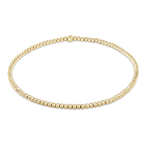 Enewton: Classic Gold 2mm Bead Bracelet