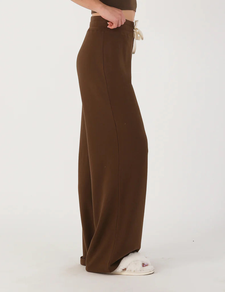 Gylder: Cloud Fleece Pant in Chocolate