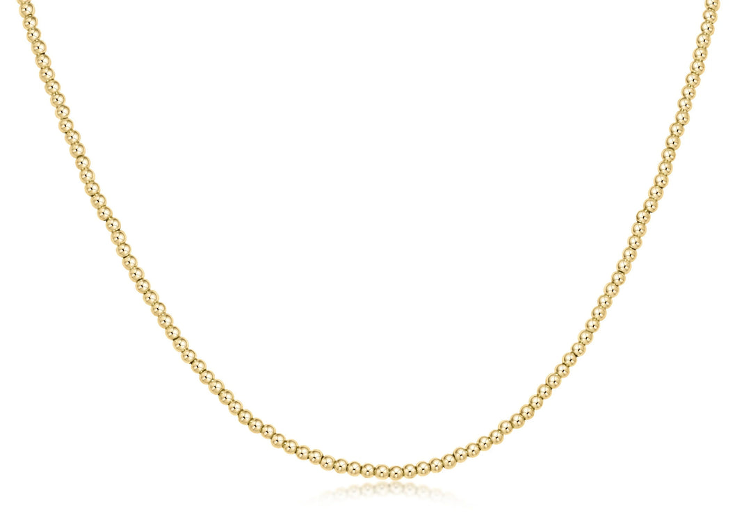 Enewton: 15” Choker Classic Gold Bead Choker - The Vogue Boutique