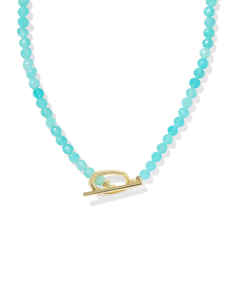 Kendra Scott: Sylvia Strand Necklace in Gold Teal Amazonite