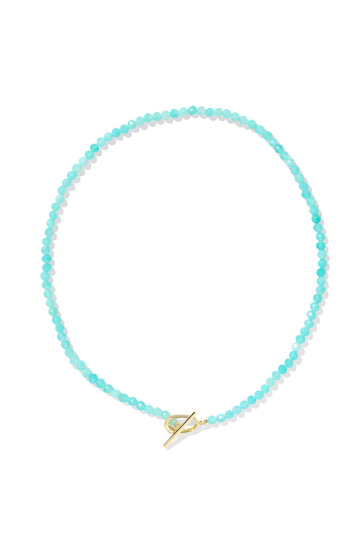 Kendra Scott: Sylvia Strand Necklace in Gold Teal Amazonite