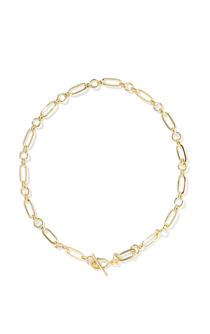 Kendra Scott: Sylvia Metal Link Chain Necklace in Gold Metal