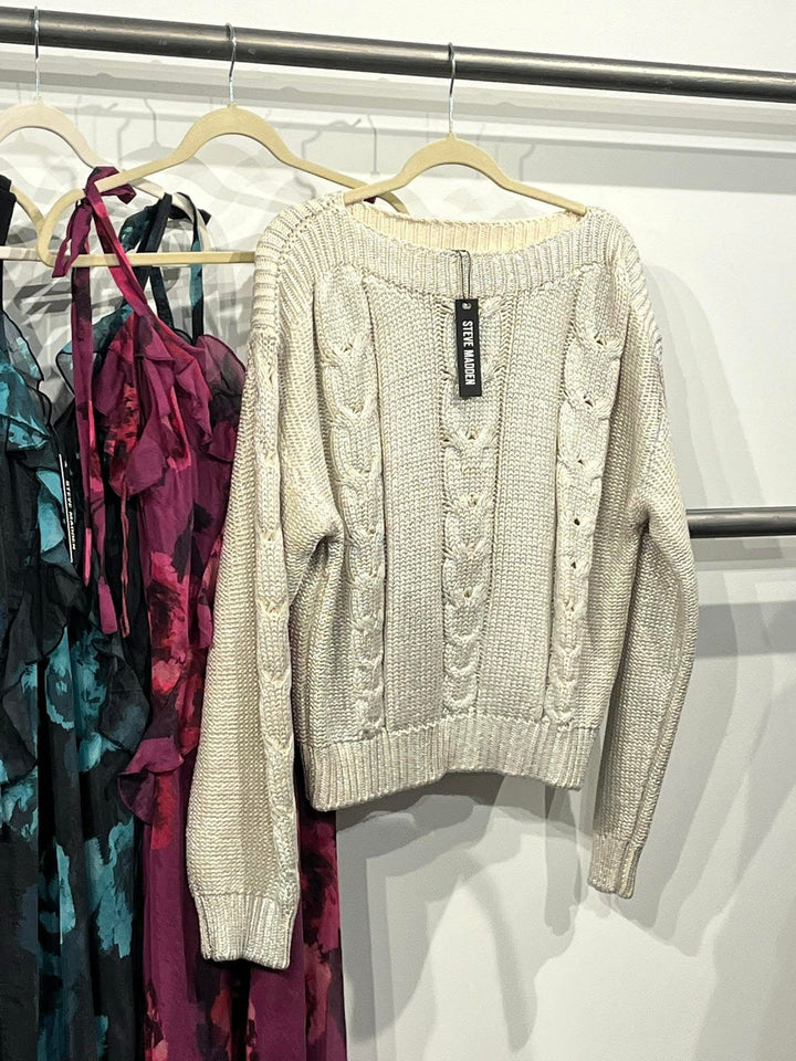 Steve Madden: Debbi Sweater in Natural Antique