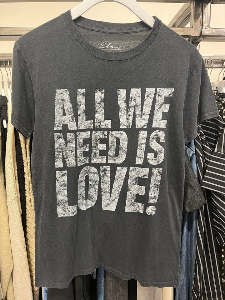 Elan: All We Need is Love Black Tee tep11493