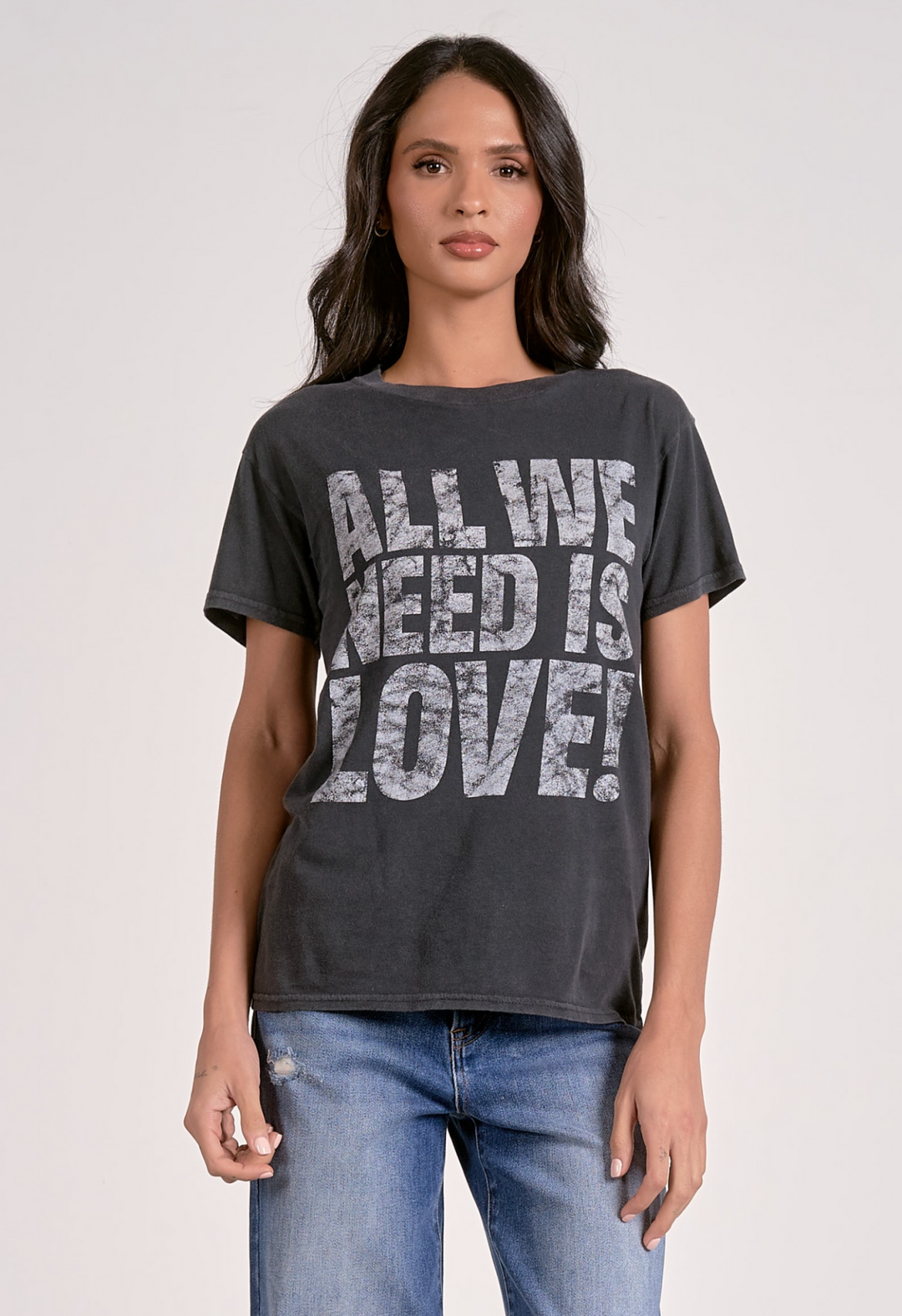 Elan: All We Need is Love Black Tee tep11493