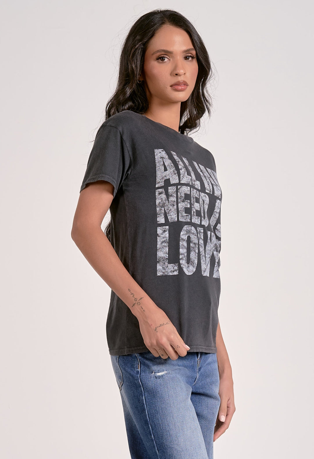Elan: All We Need is Love Black Tee tep11493