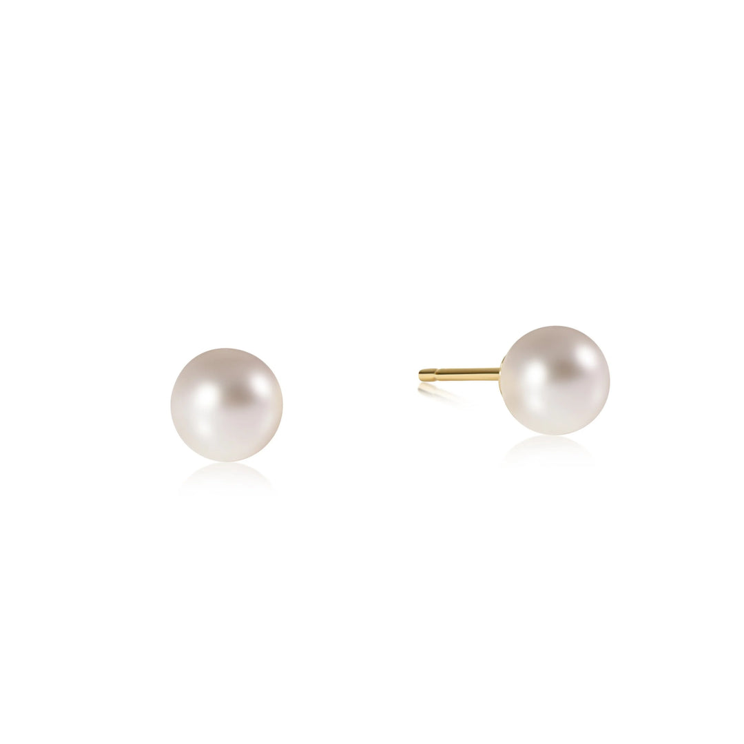 Enewton: Classic Ball Stud Earrings in Pearl
