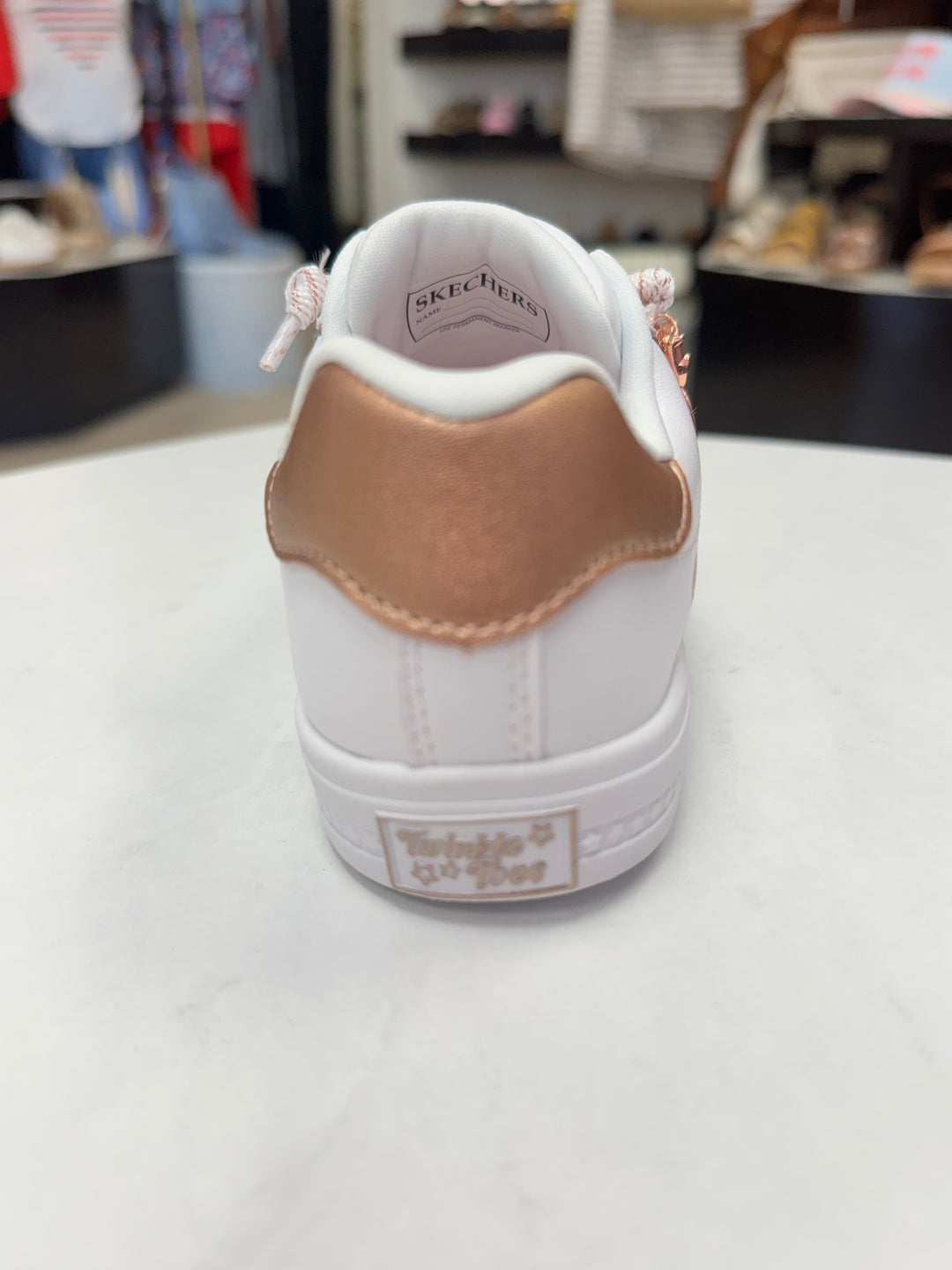 Skechers: Super Starlite in White Rose Gold (314599L)