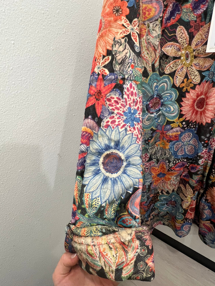 Johnny Was: Zip Up Robe in Caetana