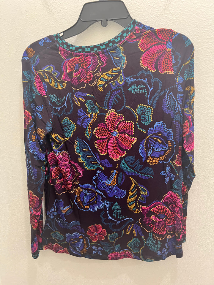 Johnny Was: The Janie Favorite Long Sleeve Swing Tee in Aphaia