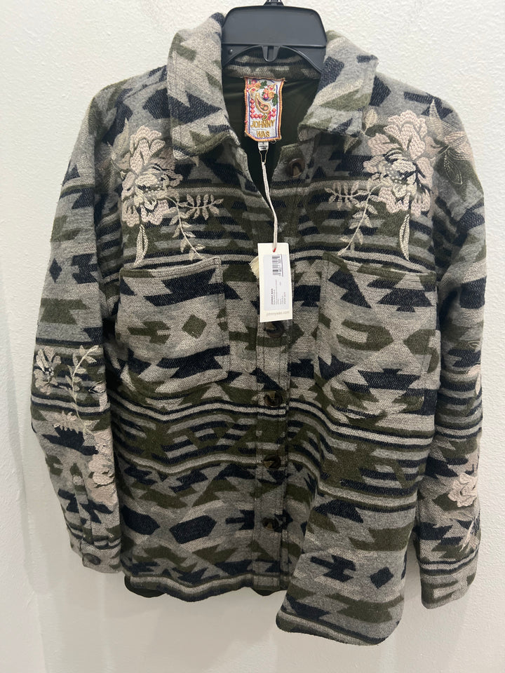 Johnny Was: Kikio Oversized Patch Pocket Jacket in Alain