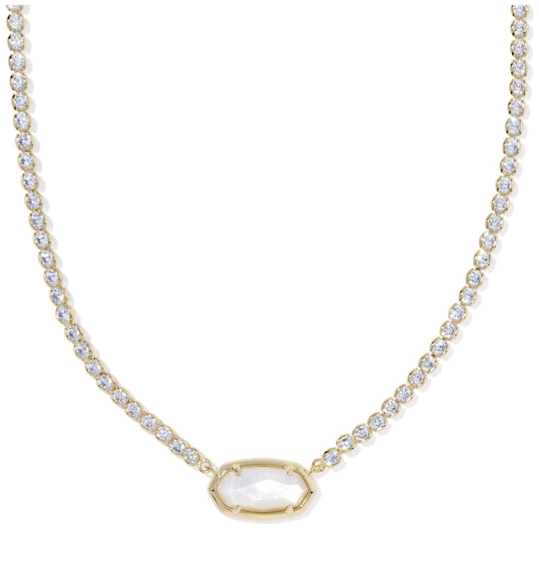 Kendra Scott: Elisa Tennis Necklace in Gold