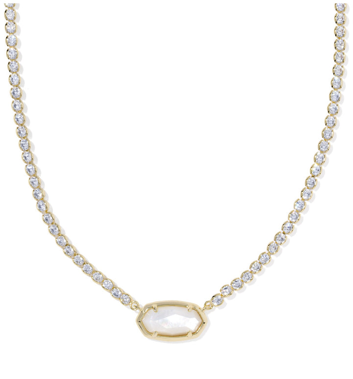 Kendra Scott: Elisa Tennis Necklace in Gold