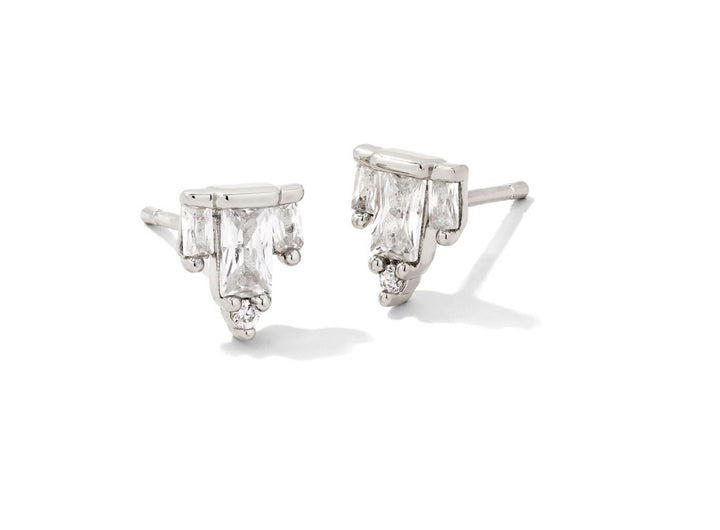 Kendra Scott: Juliette Stud Earrings in Silver